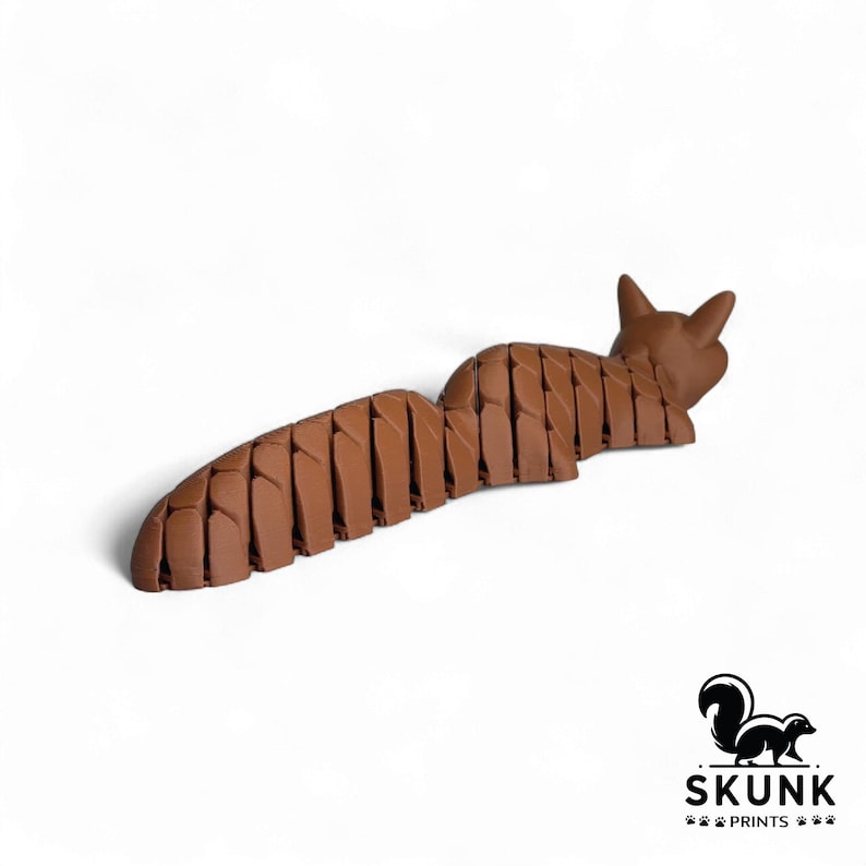 Hyperflexi™ Sensory Fox Fidget Toy — 3D Printed Articulated Animal ...