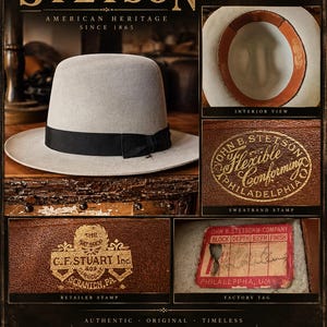 Stetson Open Road 7 1/2 - Etsy
