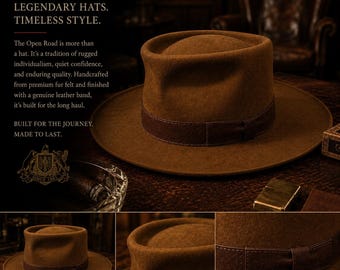 帽子 40s Vintage Stetson No.1 Quality 60cm Vintage 1940's Stetson Num 1 Qaulity Cowboy Hat, Ivory Fur Felt
