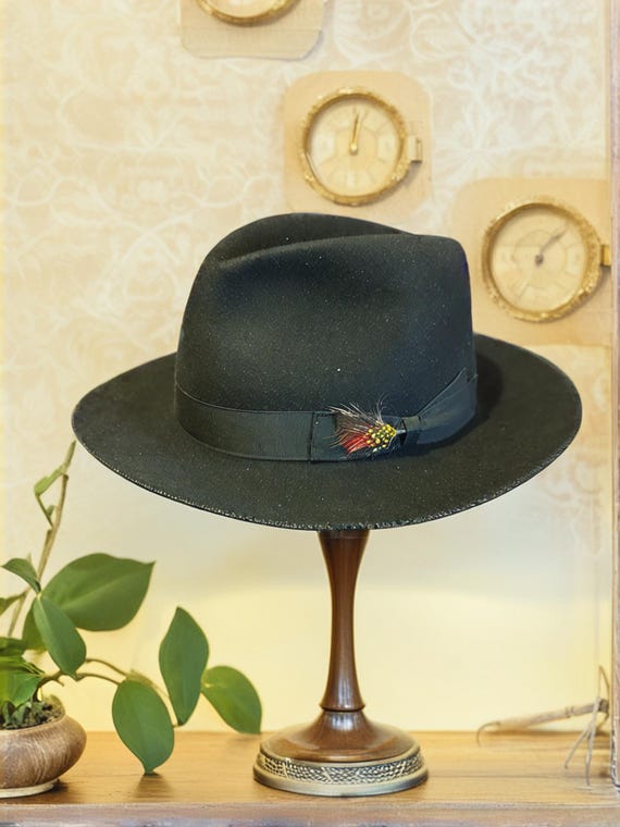 Vintage Borsalino Trionfo Fedora 7 1/4 With Original Bencraft 