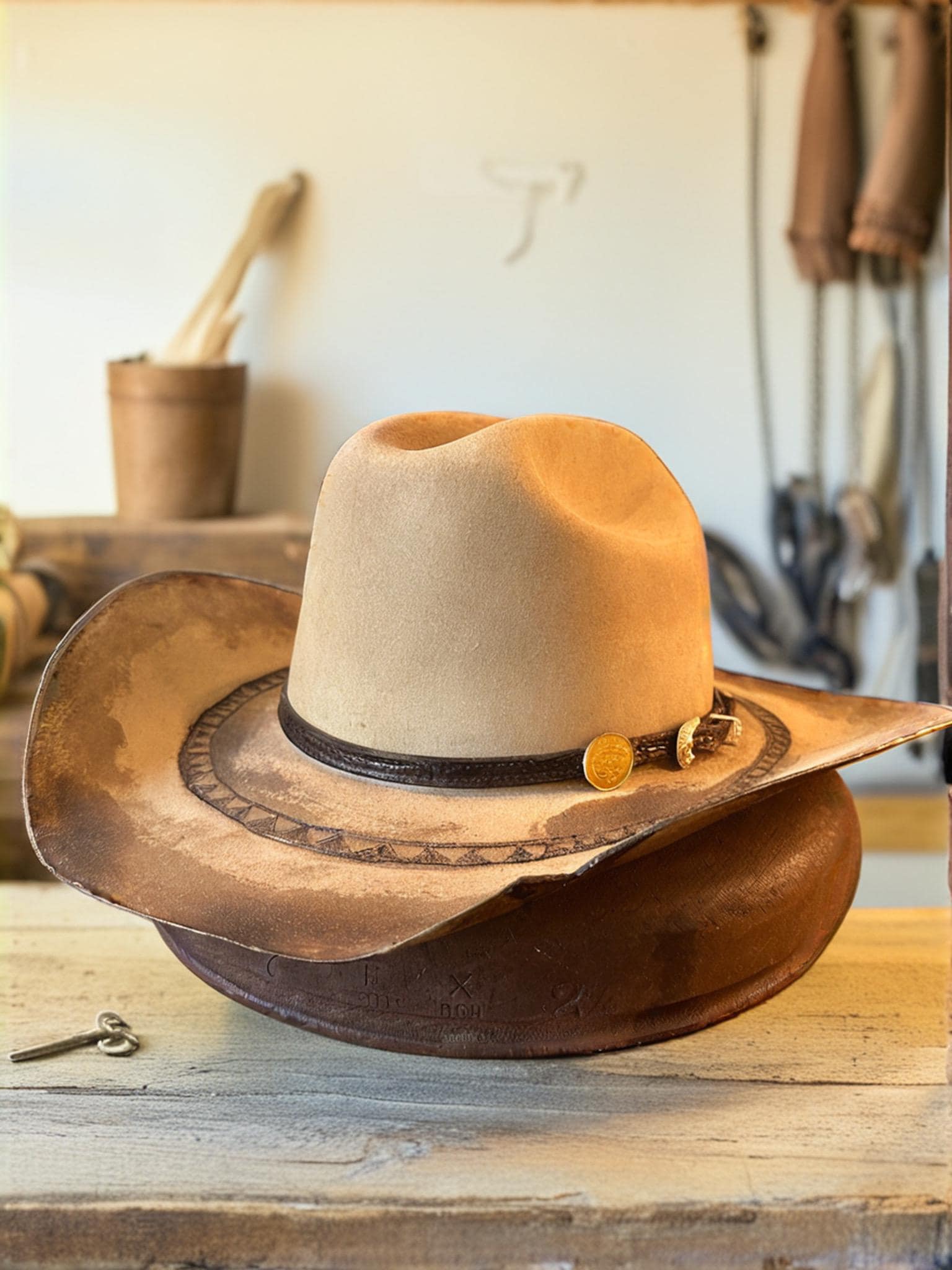 80s TEXAS HATS Cowboy Hat XXXXX BEAVER 黒 Stetson Cowboy Hat 4X Beaver XXXX Rancher Felt Black USA