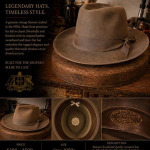 Stetson Nutria - Etsy