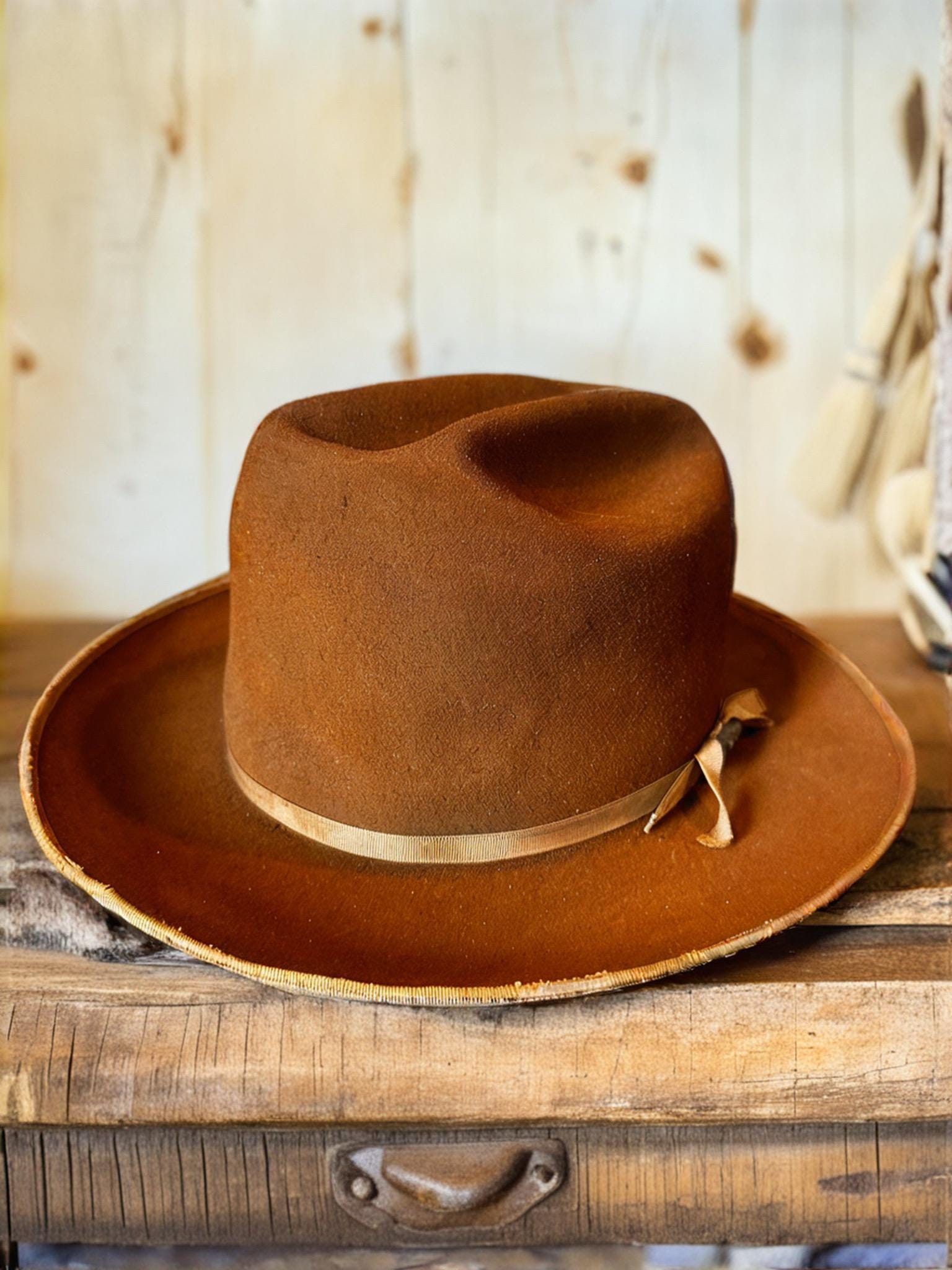 帽子 50s Vintage Stetson open road 7 5/8 61cm 帽子 50s Vintage Stetson open road 7 5/8 61cm 1940s 50s Stetson