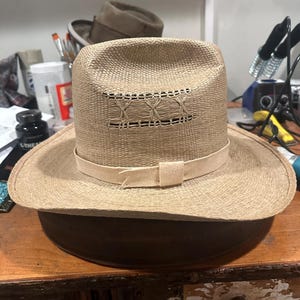 帽子 50s Vintage Stetson 3X BEAVER 3/8 59cm 50s Vintage STETSON 3X Beaver 7 3/8 59cm Stetson Hats 7 1/2