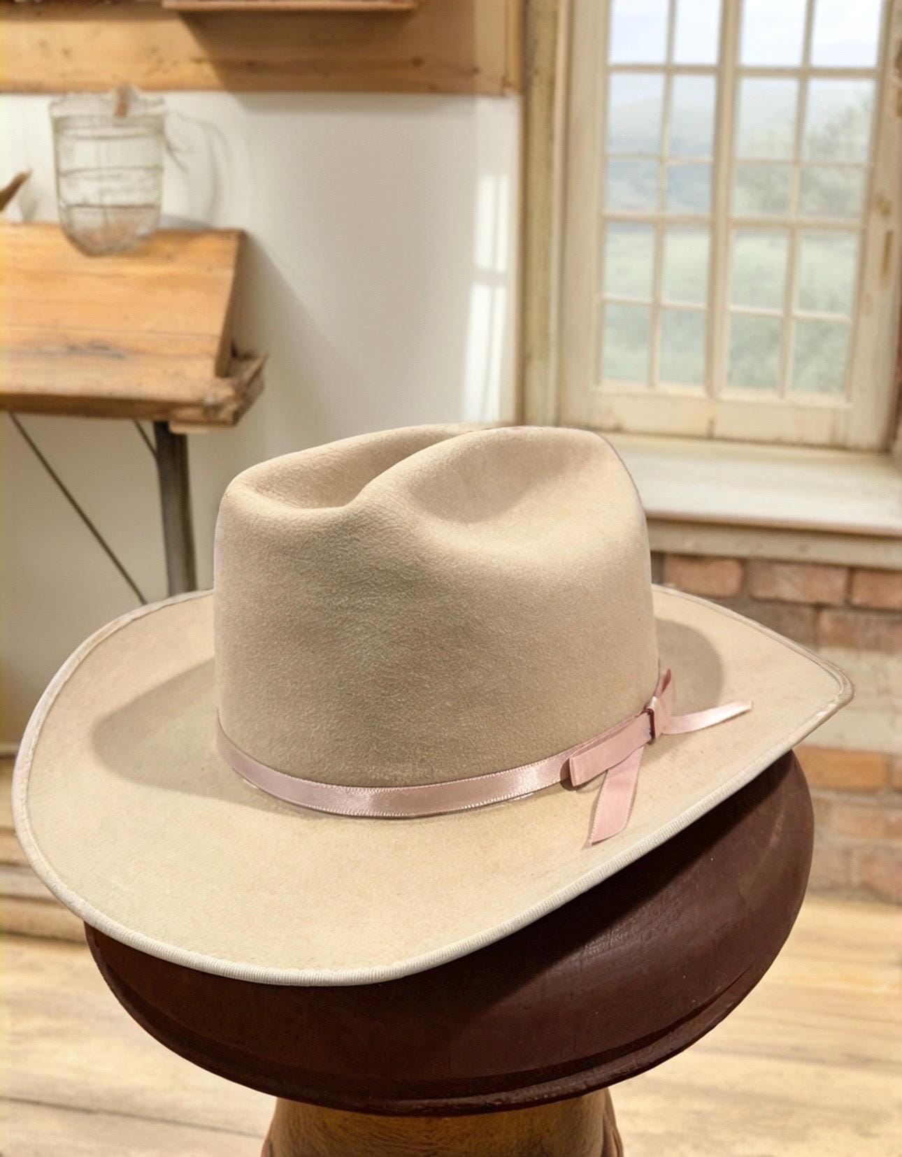 帽子 50s VINTAGE STETSON OPEN ROAD 7 1/4 58cm Vintage 1950s Stetson Open Road Fedora Hat - Raleigh Vintage