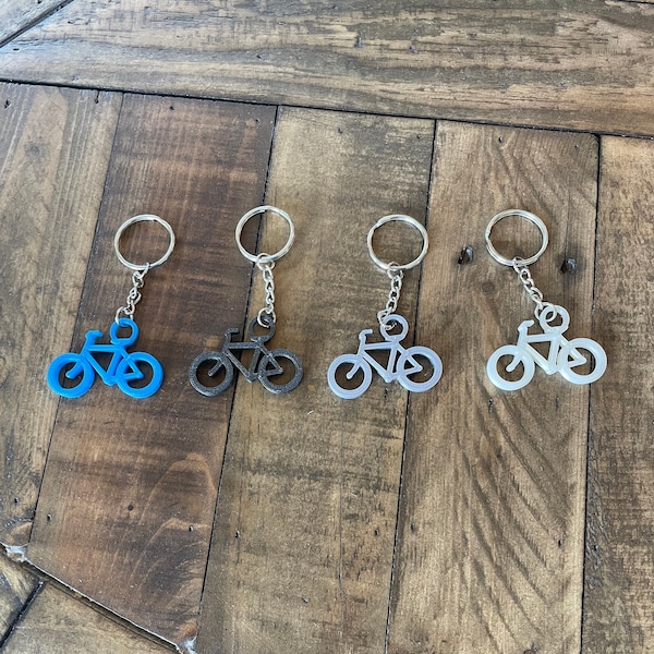 Bicycle Keychain Etsy
