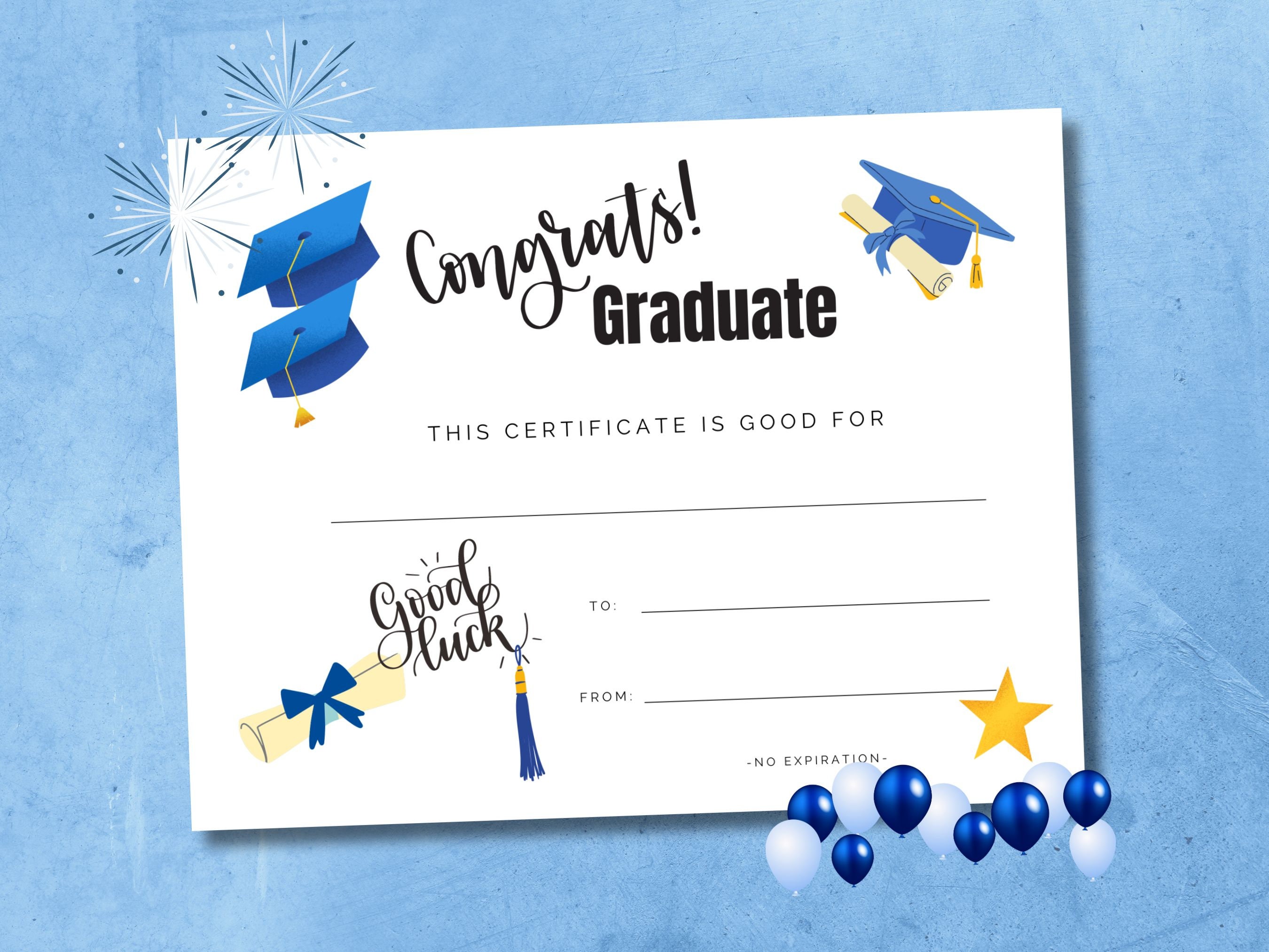 Printable Voucher Templates Graduate Graduation
