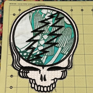 8.5 inch Iron On Steal Your Face Appliqué Patch