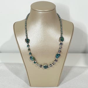 Handmade Blue Beaded Necklace, Boho Necklace, Necklaces For Women, Necklaces For Girls, Handmade Jewelry, Gifts For Her
