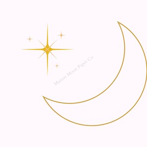 Blush Pink Gold Starburst Moon Celestial Wall Art Digital Print (7x5, 10x8, 14x11, 20x16, 24x18)