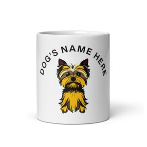 Personalisierbare Yorkie Kaffeetasse: Personalisiertes & herzerwärmendes Geschenk für Hundeliebhaber