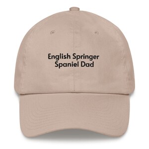 English Springer Spaniel Dad Embroidered Hat: Unique Dog Lover Gift