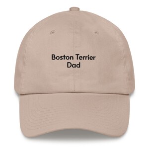 Boston Terrier Dad Embroidered Hat: Unique Dog Lover Gift
