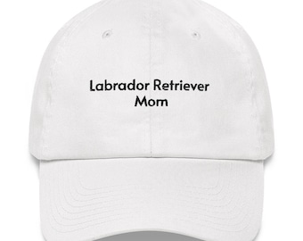 Labrador Retriever Mom Embroidered Hat: Unique Dog Lover Gift