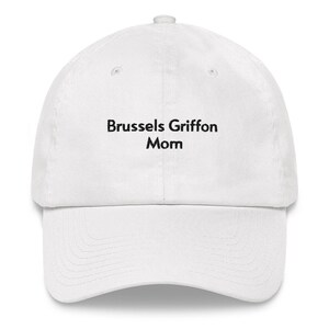 Brussels Griffon Mom Embroidered Hat: Unique Dog Lover Gift