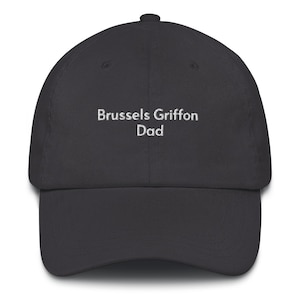 Brussels Griffon Dad Embroidered Hat: Unique Dog Lover Gift