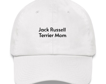 Jack Russell Terrier Mom Embroidered Hat: Unique Dog Lover Gift