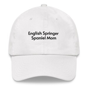 English Springer Spaniel Mom Embroidered Hat: Unique Dog Lover Gift