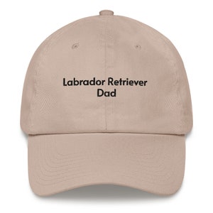 Labrador Retriever Dad Embroidered Hat: Unique Dog Lover Gift
