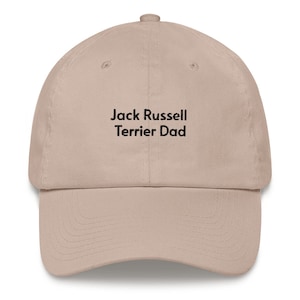 Cappello ricamato papà Jack Russell Terrier: regalo unico per gli amanti dei cani