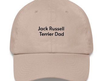Jack Russell Terrier Dad Embroidered Hat: Unique Dog Lover Gift