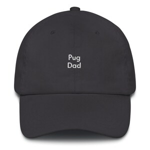 Pug Dad Embroidered Hat: Unique Dog Lover Gift