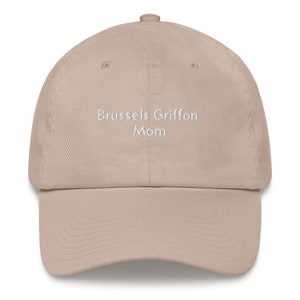 Brussels Griffon Mom Embroidered Hat: Unique Dog Lover Gift