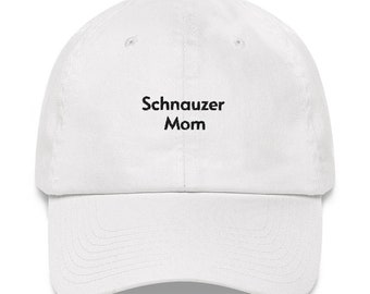 Schnauzer Mama Bestickter Hut: Einzigartiges Hunde-Liebhaber-Geschenk