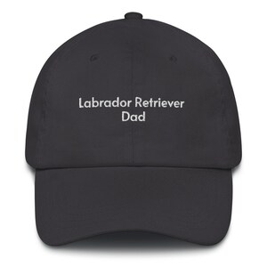 Labrador Retriever Dad Embroidered Hat: Unique Dog Lover Gift