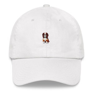 Sombrero bordado Cavalier King Charles Spaniel para mamá y papá perro: regalo único para amantes de las mascotas