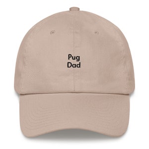 Pug Dad Embroidered Hat: Unique Dog Lover Gift