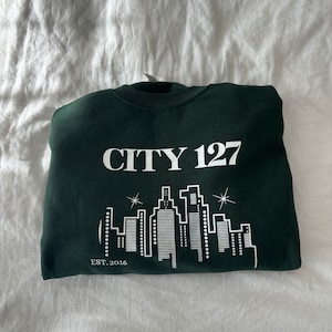 NCT 127 Crewneck + Fact Check Member Sticker | City 127 Subtle Kpop Sweatshirt NCT Kpop Merch
