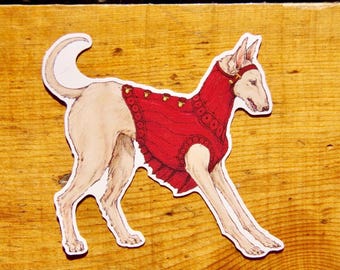 Medieval Dog Sticker