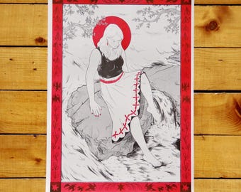 Dreamgirl A3 Riso Print