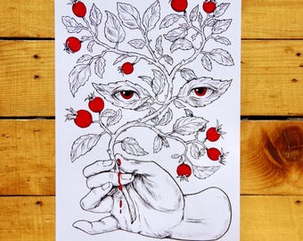 Rosehip Print