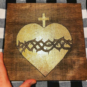 Golden Sacred Heart
