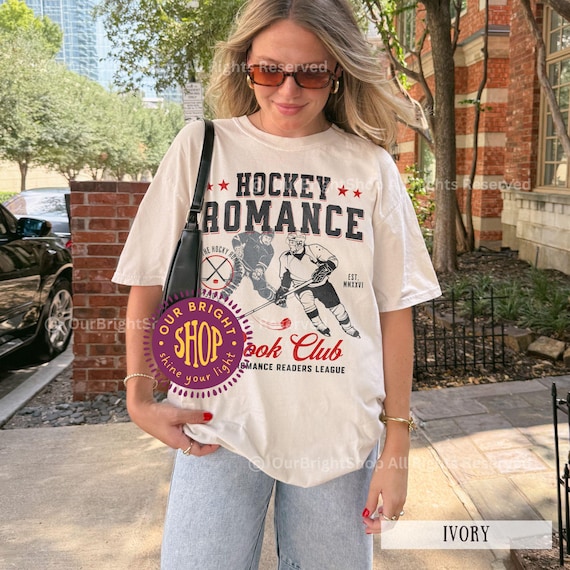 Hockey Romance Shirt, Hockey Romance Book Club Tee, Hockey Romance Reader Shirt, Sport Romance Bookish T Shirt