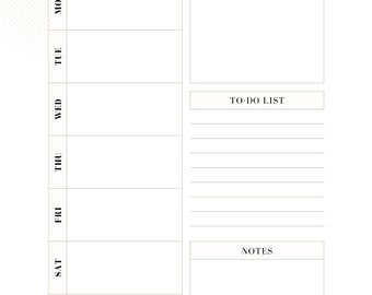 Weekly planner
