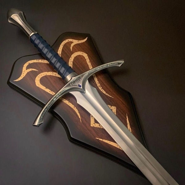 Handmade VIKING Swords, Handmade Stainless Steel Anduril Sword, Lord of the Rings King Aragorn Ranger Sword, Gift for him, Christmas Gift