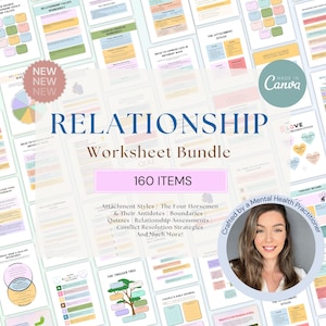 Couples Therapy Resource Bundle. Couples Counseling. Healthy Relationship Communication skills Marriage Counselling Gottman Psychology Tools