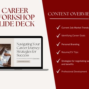 Career Coach Toolkit: Workbook & Canva Templates Bundle (Digital Download) image 6