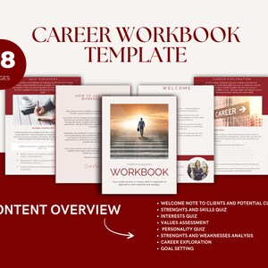 Career Coach Toolkit: Workbook & Canva Templates Bundle (Digital Download) image 5