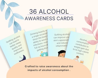 Alcoholbewustzijnskaarten: voorlichtingsmateriaal over verslavingszorg en alcoholisme (pdf)