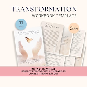 Szablon transformacyjnego skoroszytu: Nastawienie na rozwój, samopoznanie (w pełni edytowalny)