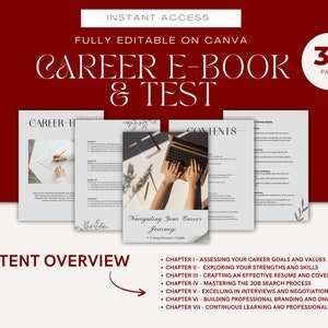 Career Ebook Template , Coaching Templates , Job Coach Toolkit