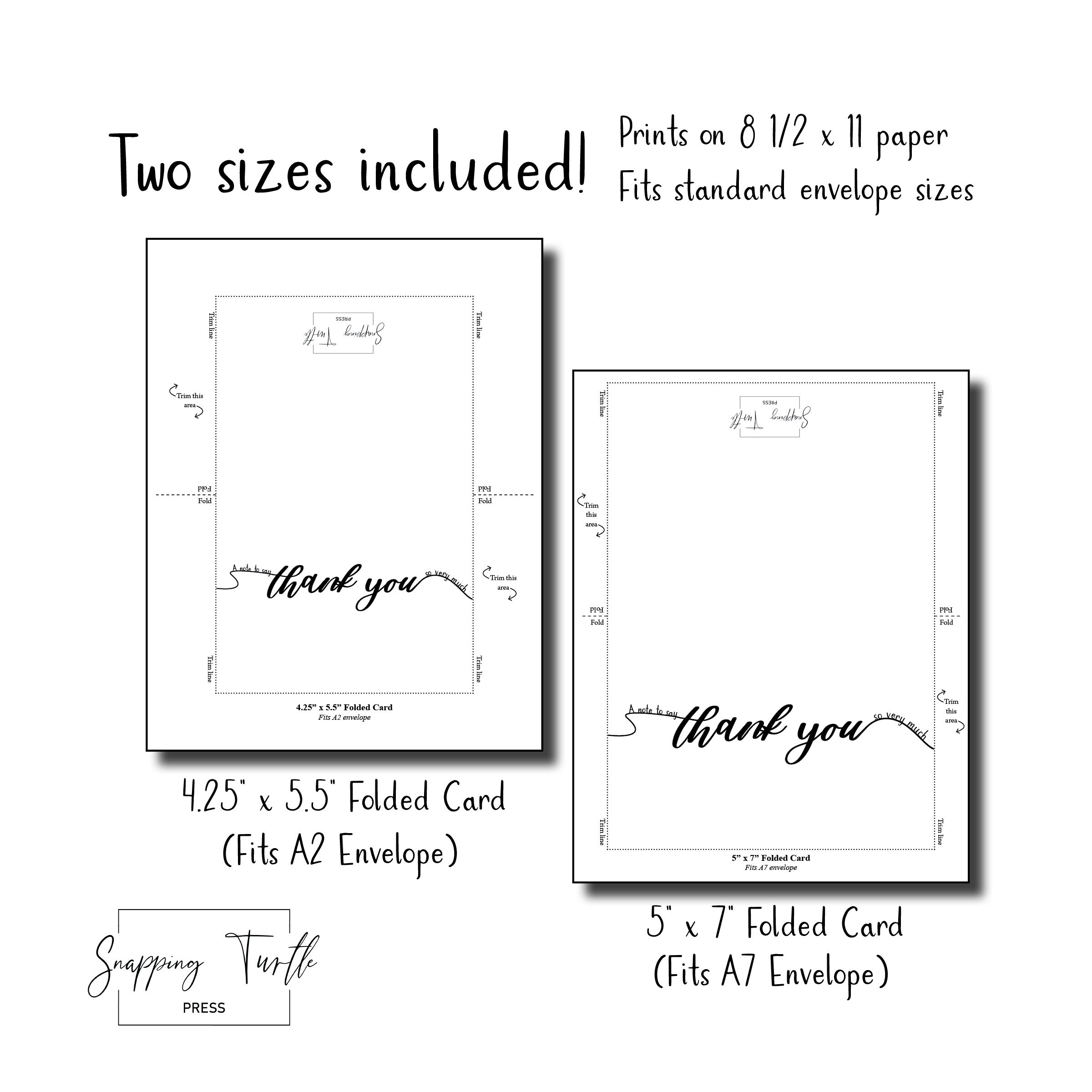 Thank You Note Printable Card Instant Download PDF DIY Card Etsy thank-you-note-printable-card-instant-download-pdf-diy-card-etsy