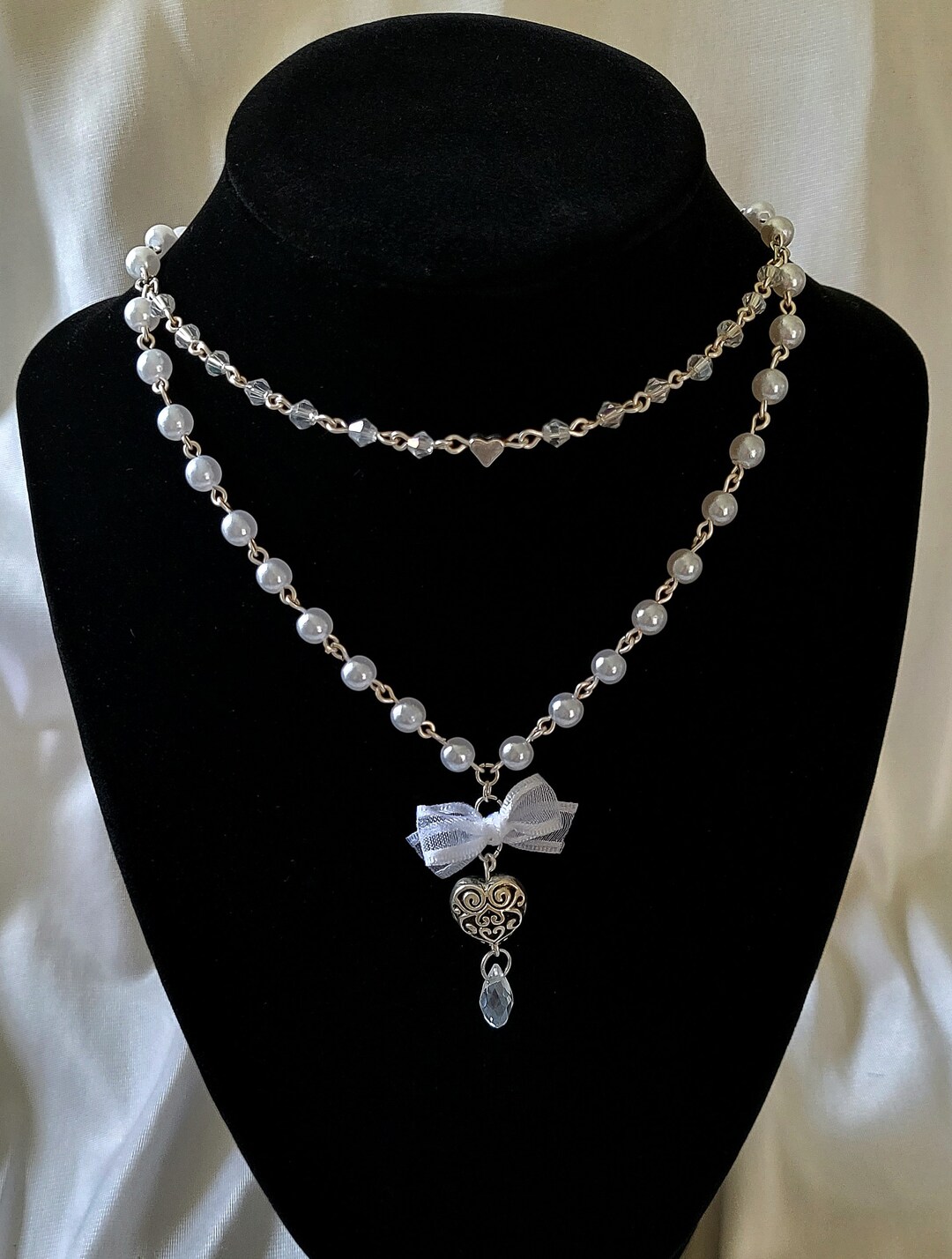 Double Layered Pearl Necklace