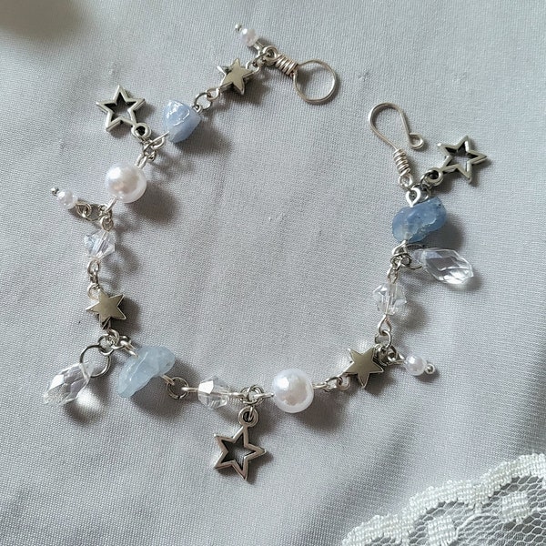 Star Charm Bracelet Etsy