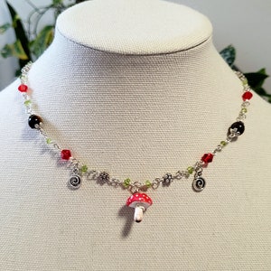 Mushroom Necklace