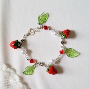 Strawberry Charm Bracelet